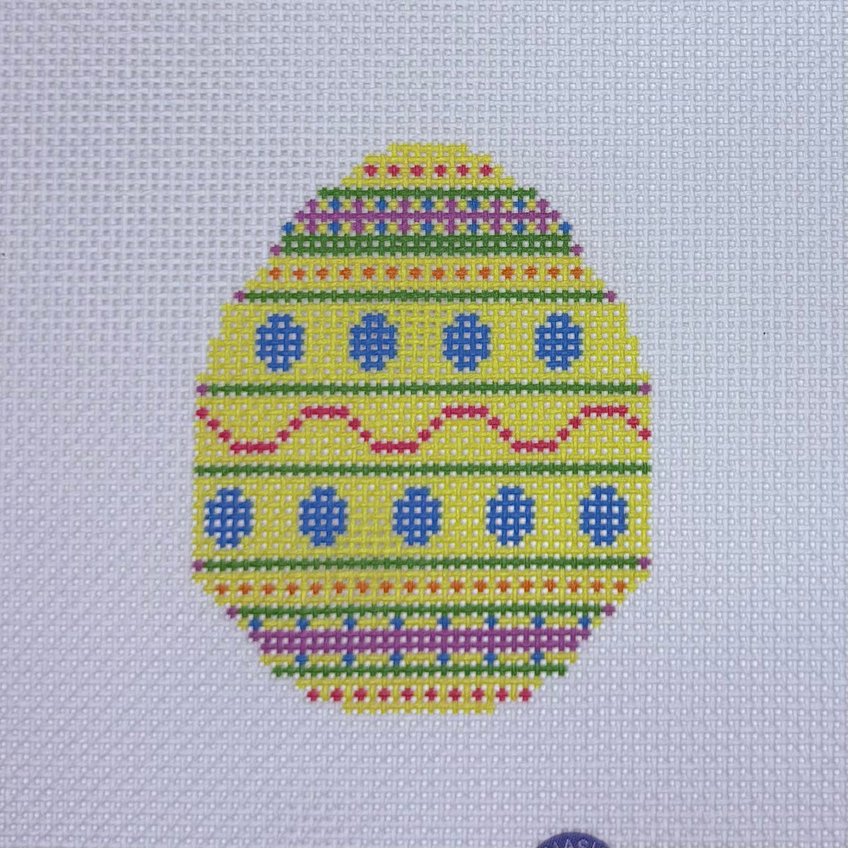 Happy Pattern Yellow Egg