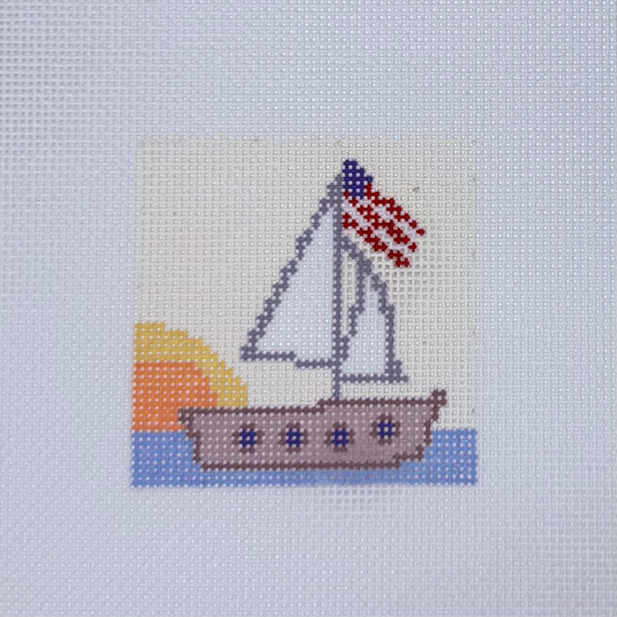 Sunset sailboat