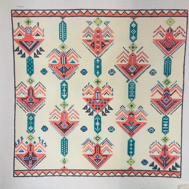 Coral Kilim