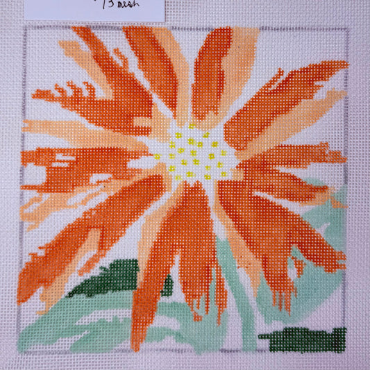 Sm/Med Orange Splash Flower