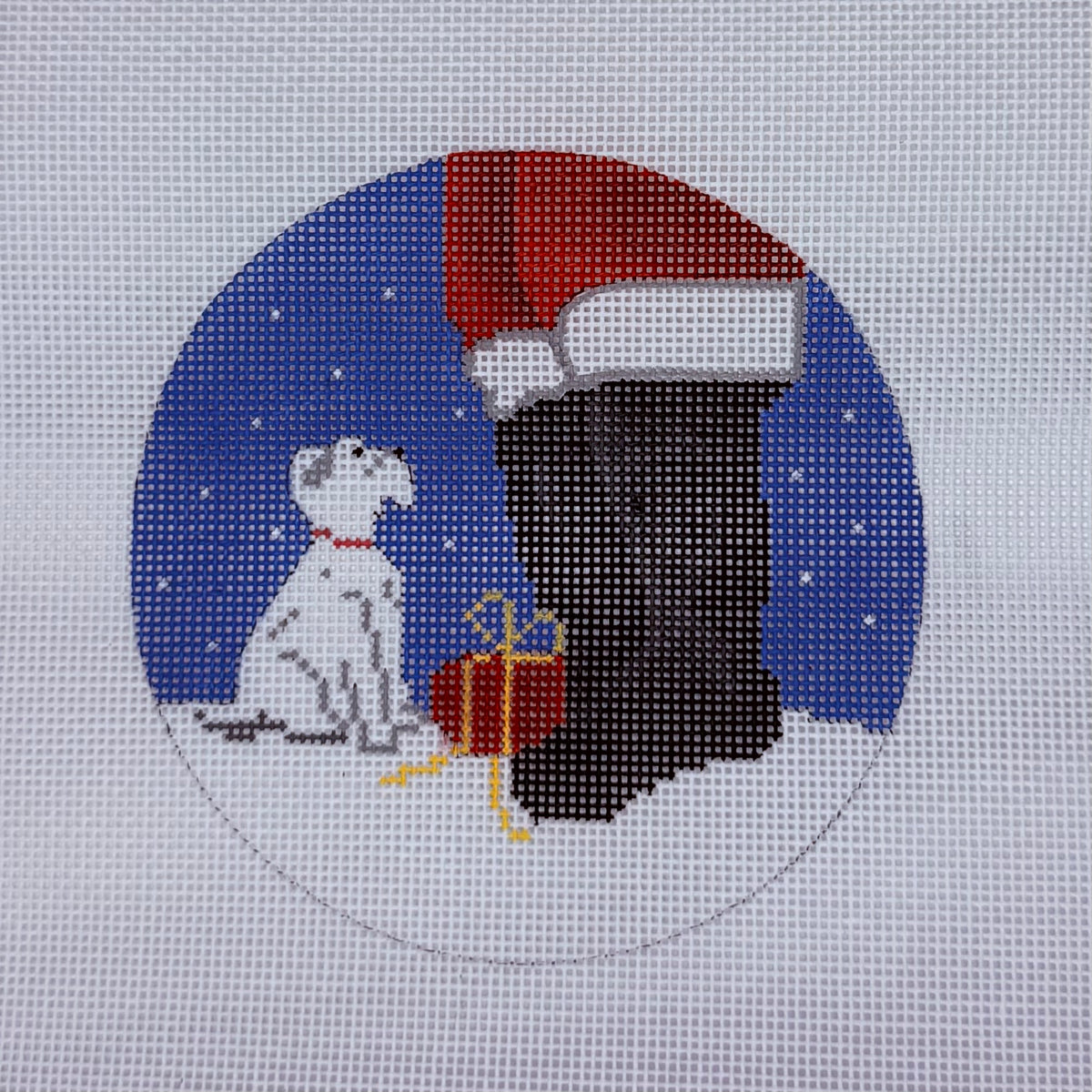 Schnauzer and Santa