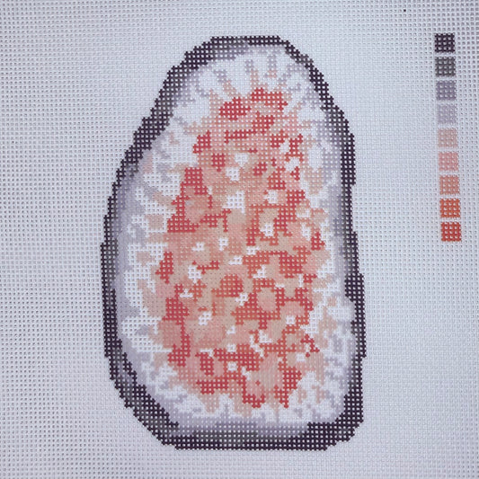 Rose Quartz geode (pink)