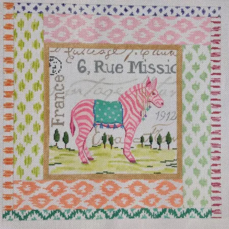 whimsical animal - zebra