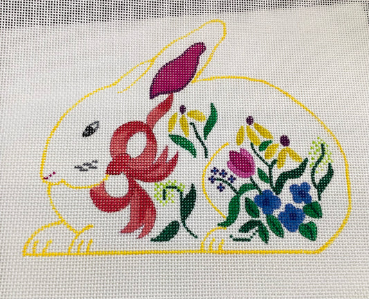Sitting Bunny Spring time 13mesh