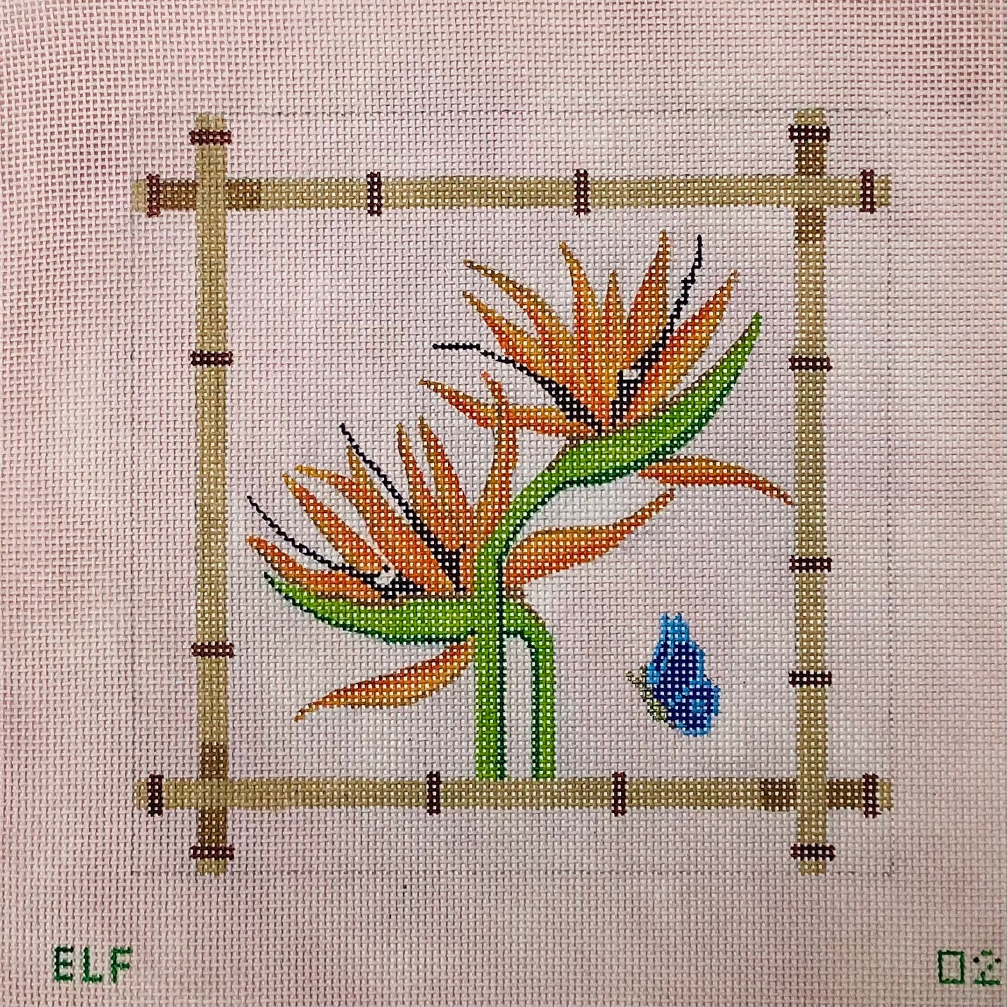 Bird Paradise with butterfly