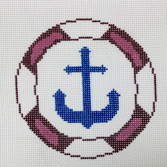 Anchor with lifebuoy