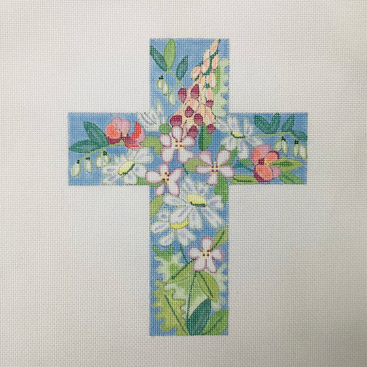 Cross - Daisies and Foxgloves