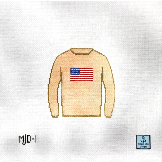 American Flag Sweater