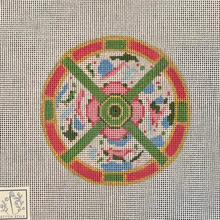 famille rose plate